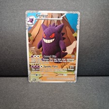 Gengar Pokemon Crochet Style Custom Full Art Card English Knitted Yarn Design picture