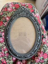 Vintage Victorian Style Oval Metal Frame picture