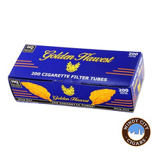 Golden Harvest Blue King Cigarette 200ct Tubes - 5 Boxes picture