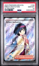Graded Pokemon - Erika's Invitation (196/165) 151 PSA 10 picture
