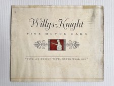 Antique 1926 “70” Willys-Knight Six Brochure Motor Car Advertisement- Incomplete picture