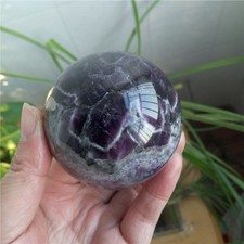 502g Natural Dream Amethyst Quartz Crystal Sphere ball Healing #B37 picture