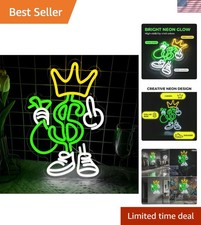 Shatterproof Money Neon Sign - Adjustable Brightness for Any Room Ambience picture