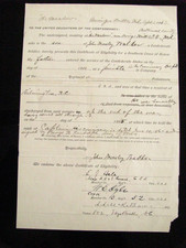 CIVIL WAR FAYETTEVILLE NORTH CAROLINA SGD CSA NOTABLE SGD SOLDIER CROSS OF HONOR picture