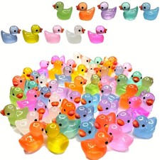 100 Pcs Luminous Mini Resin Tiny Glow in the Dark  Micro picture