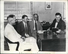 1934 Press Photo Dr. Royal N. Chaeman, Hamilton P. Agee and Dr. Herbert Gregogry picture