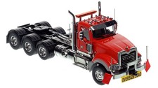 Heavy Haul Replicas HHR135D-1 1/50 Mack Titan Tri-axle Tractor Red over Black picture