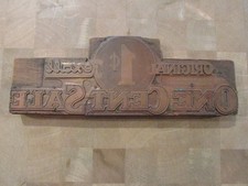 ANTIQUE REXALL 1 CENT SALE 1927 COPYRIGHT UNITED DRUG CO COPPER PRINTING PLATE picture
