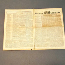 Africa’s Luminary Newspaper Issue - November 1, 1859 (Africa's Luminary) picture