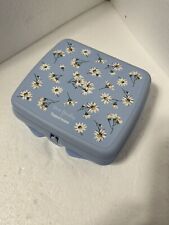 Tupperware Vera Bradley Falling Daisy Blue Lunch Sandwich Container picture