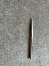 Vintage Fairmont Hotel Twist Black Ink Ball Point Silver/Gray Metal Pen picture