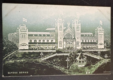 vtg postcard Industrial Hall Bradford Exhibition 1904 Glydax Series England UK picture