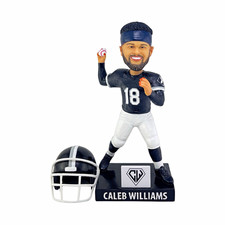 Caleb Williams #18 Football Bobblehead Figure w/ Helmet Accessory picture
