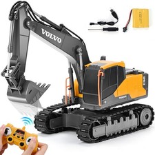 Double E Volvo Remote Control Excavator Toy, RC Construction Vehicles with 36... picture