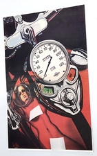 Vintage Easyriders Harley-Davidson David Mann Centerfold Garage Art picture