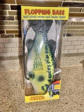 VTG 2005 Hitch Critters Flopping Bass Fish Ball Hitch Cover And Brake Light picture