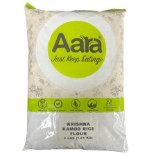 40 Lbs Wholesale Aara Krishna Kamod Rice Flour - 4 lbs X 10 Bags (1 Case) picture