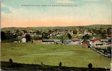 Manheim PA Birds-Eye View Looking North Vintage Postcard 4P23-11 picture