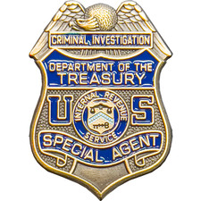 PBX-007-G IRS Special Agent Lapel Pin Internal Revenue Service picture