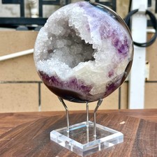 7.83LB Natural Crystal Cave Opening Laughing Original Mine Fully Polished Spirit picture