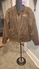 2013 Harley Davidson VAULT CASUAL JACKET 2XL Tall (97583-14VM) Faux Suade. picture