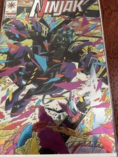 VALIANT COMICS: 1993 NINJAK #1 - SILVER CHROMIUM -  Palmiotti - RARE picture