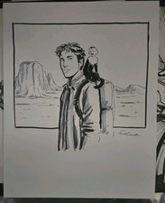 Pia Guerra Original Art Yorick Brown and Ampersand Y: The Last Man picture