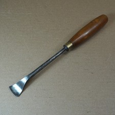 Vintage S J Addis Front Bent Carving Gouge 1 1/4