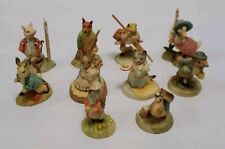 BEATRIX POTTER F. Warne Peter Rabbit Miniatures by Anri Toriart Italy -vtg 1980s picture
