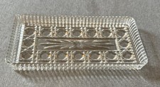Dresser Tray Trinket Dish Federal Glass Windsor Design Pressed Glass picture
