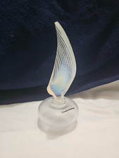 Lalique France Coquillage Perfume Bottle Satin & Opalescence  Chipped picture