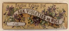 French Advertising Savon Soap Violets Sign picture