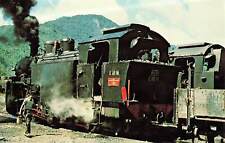 Vintage Postcard Indonesian State Railways West Sumatra Train 1975 Helft Photo picture