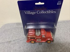 Vintage 2004 Holiday Time Village Collectibles Porcelain Fire Truck picture