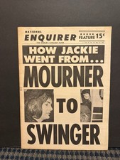 1967 May 14th National Enquirer Newspaper, Jackie Mourner to Swinger (VRN10J) picture