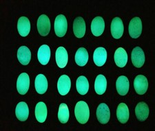 2.2lb 1kg Glow In The Dark Tibetan Wealth God Ancient Luminous Egg Old Dzi Bead picture