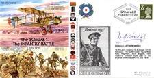 Donald Hodge Last Surviving British Veteran WWI War Signed Autograph picture