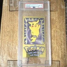 Topps 1999 Pokémon TV Animation Edition Pikachu #25 Oversized PSA Card picture