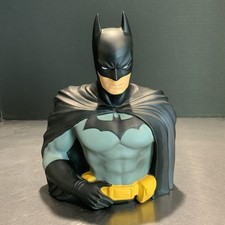 DC Comics Batman Figure Bust Vinyl Coin Piggy Bank Monogram Warner Brothers picture