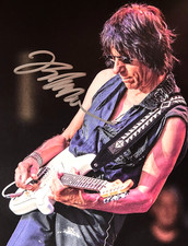 JEFF BECK Signed 8x10
