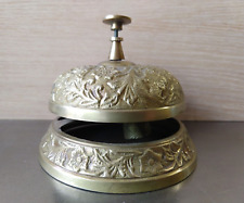 Brass Bell Round Hotel Desk Counter Reception picture