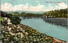 Echo Park Los Angeles CA 1911 Vintage Postcard TP12-21 picture