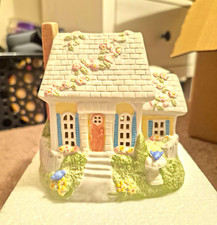 Lenox Springtime Village Illuminated Lit Cottage House Ceramic 4.25 in Boxed picture