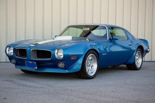 1971 PONTIAC TRANS AM BLUE | EXCLUSIVE ART POSTER | NEW FRAME & SIZE OPTION picture
