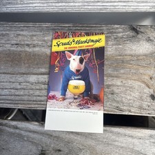 1987 Spuds Mackenzie the Original Party Animal Bud Light Bar Table Tent  picture