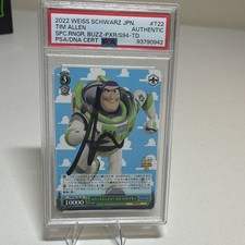 Weiss Schwarz 2022 JPN T22 Buzz LIGHTYEAR Tim Allen Auto Authentic  picture