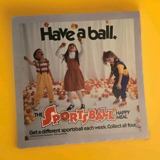 1990 vintage McDonald's Translite Sign Have A Ball 14