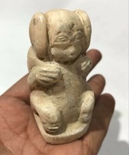 Extermly Amzeing Old Ancinet Albstar Stone Bactarin Era Antique Doll Statue Figu picture