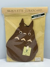 Vintage Studio Ghibli My Neighbor Totoro Silhouette Corkboard with Pushpin USA picture