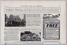 1906 New York Architect Ads William D Dewsnap & E S Child Homes Houses Colonial picture